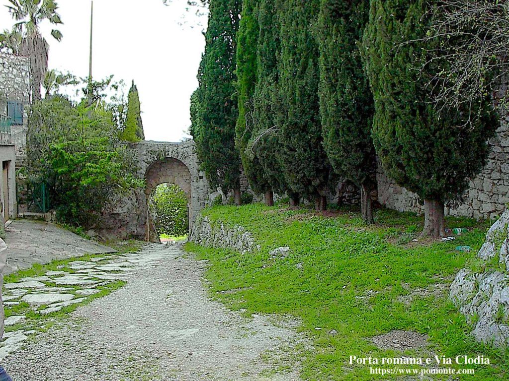 La via codia e porta romana in saturnia- https://www.pomonte.com